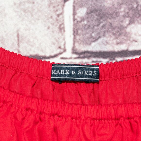 Women's Off-Shoulder Red Blouse - Picture 2 of 7